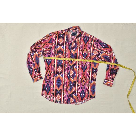 Wrangler Cowboy Cut X-Long Tails Western Button-Up Shirt Regular Size 16.5-34 - Picture 4 of 8